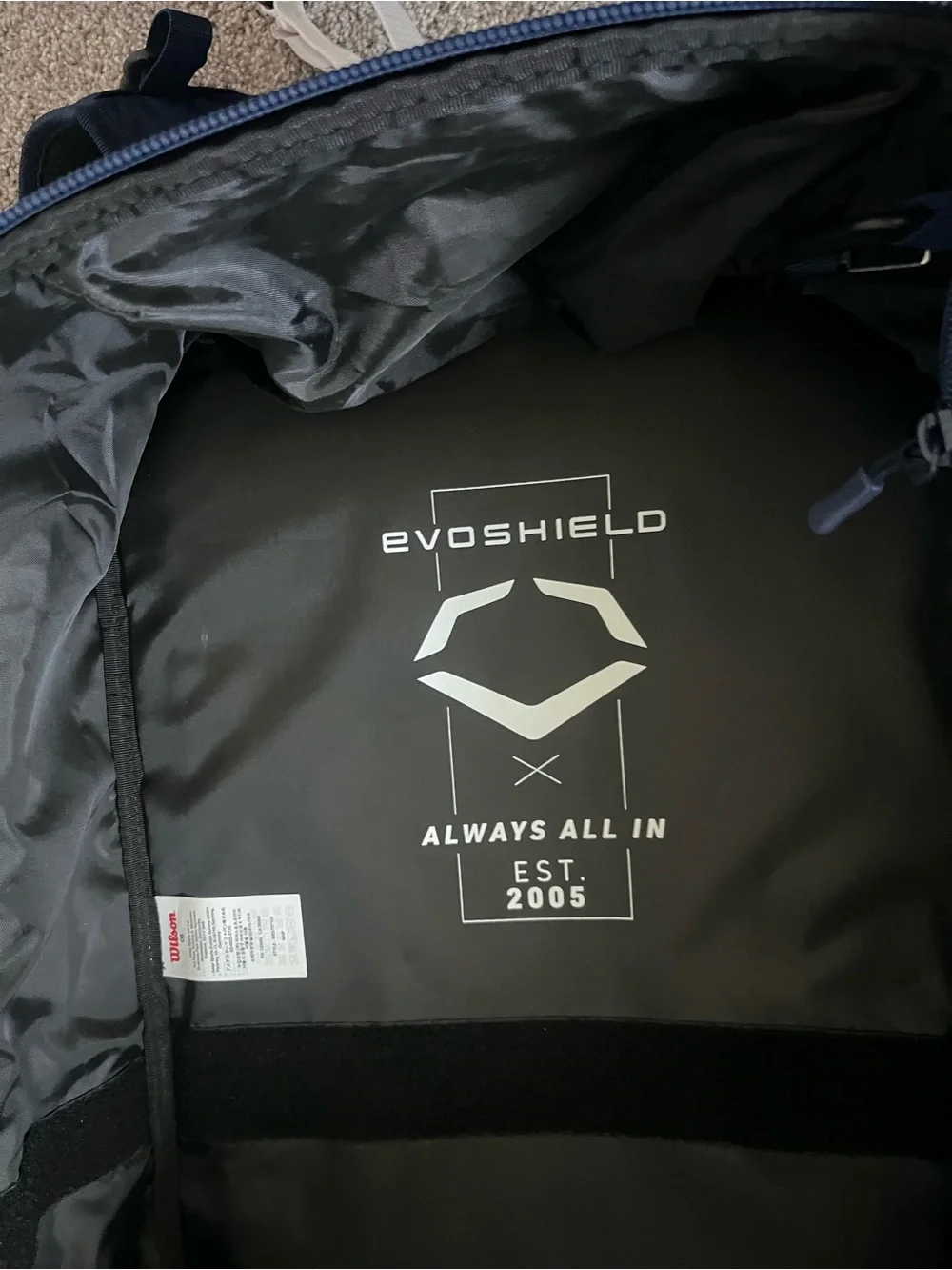 USA Baseball EvoShield Navy Gear Backpack